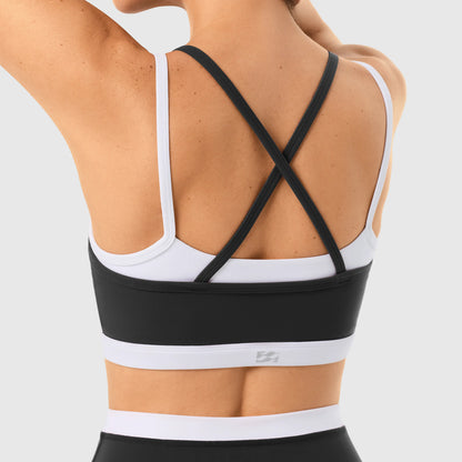 Women 2 Piece Seamless Workout Outfit, Padded Sports Bra + High Waist Yoga Leggings Gym Tracksuit Set