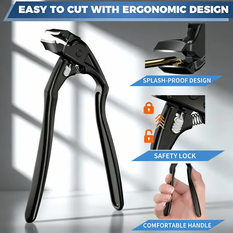 ✨🔥Stainless Steel Curved Nail Clipper – Ergonomic & Easy for Seniors